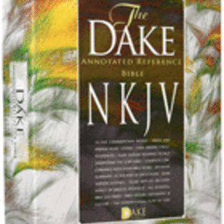 NKJV Dake Annotated Reference Bible, Burgundy Bonded Leather