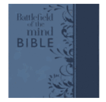 Amplified Bible: Battlefield of the Mind Bible, Blue Leatherlux