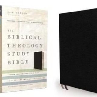 NIV, Biblical Theology Study Bible, Bonded Leather, Black, Comfort Print: Follow God's Redemptive Plan as It Unfolds Throughout Scripture