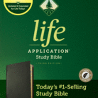 NLT Life Application Study Bible, Third Edition (Genuine Leather, Black, Indexed)