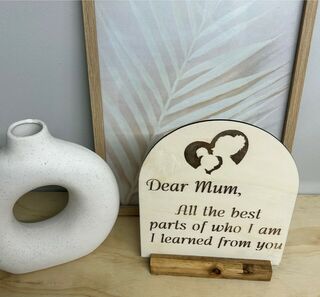 Arch Stand - Dear Mum,