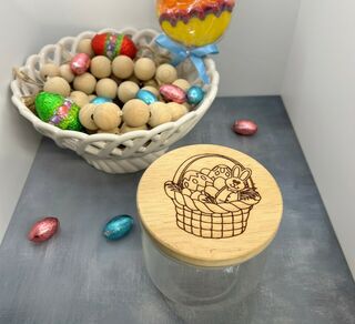 Easter Basket Jar