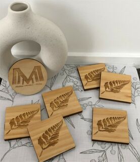Wooden Coaster Set 