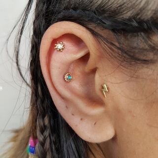 helix, conch & tragus