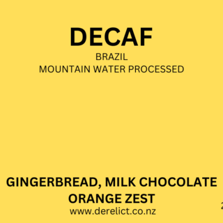 Decaf - Brazil Mountain Water Process (Single Origin)