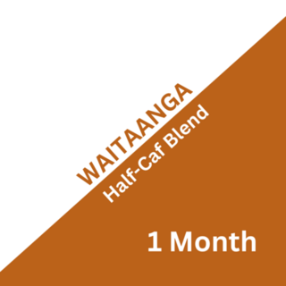 1 Month  Waitaanga - Half-Caf Blend