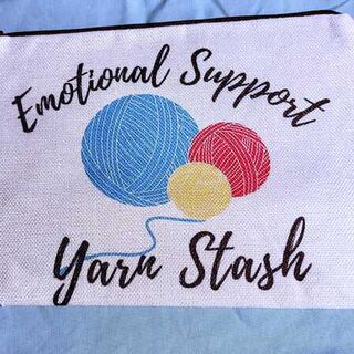 Emotional support yarn stash