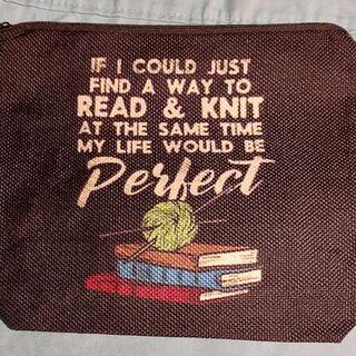 if i could find a way to knit and read