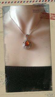 Sweet Heart Water Drop Pendant Necklace