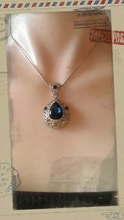 Sweet Heart Water Drop Pendant Necklace