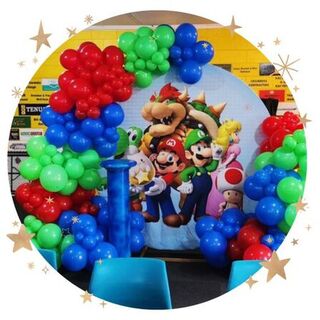 Themed Backdrop & Garland - Extra