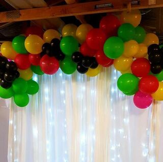 Draping & Top Garland Backdrop