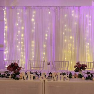 Draping & Lights Backdrop