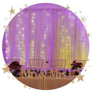 Draping & Lights Backdrop