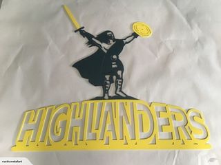 Highlanders Custom Sign