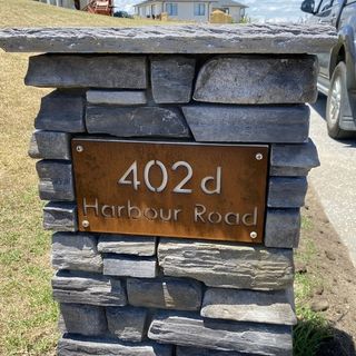 Corten Address Signs