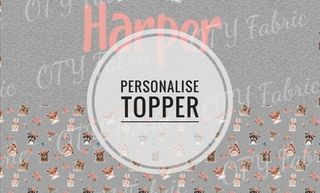 Personalise your topper