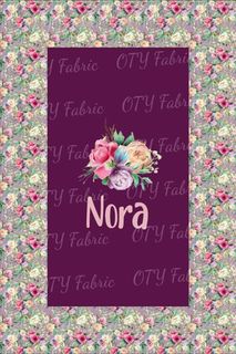 Mauve floral topper