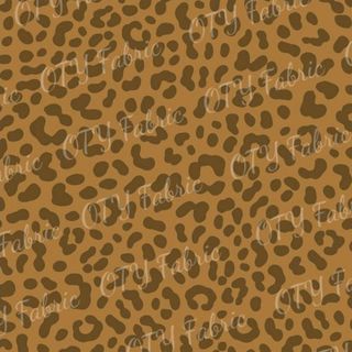 Terracotta leopard print