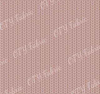 Chunky Faux Knit - Dusky Pink