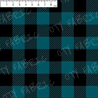 Marle teal plaid  (exclusive print)