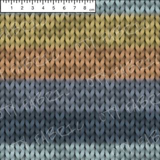 Artic space knit stripes (exclusive print)
