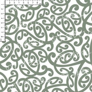 Sage Koru pattern