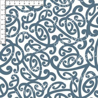 Denim Koru pattern