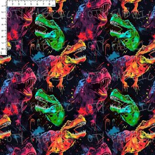 Bright splatter Trex - EXCLUSIVE OTY PRINT