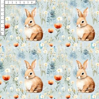 Autumn floral bunnies - EXCLUSIVE OTY PRINT