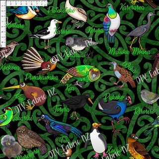 NZ birds on Koru - Exclusive