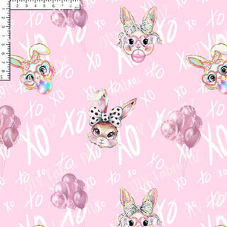 Pink bugglegum bunnies XO