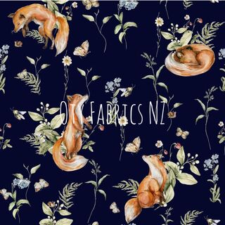 Navy spring foxes