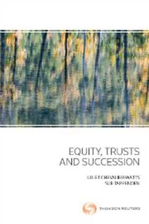 Equity, Trusts and Succession