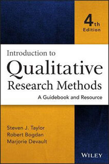 Introduction to Qualitative Research Methods (4th Edition)