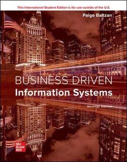 Business Driven Information Systems (7th Edition - ISE)