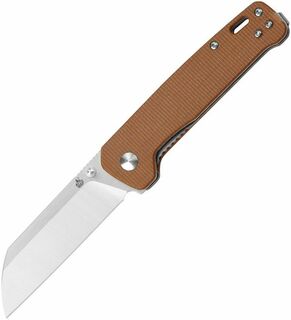 QSP Penguin D2 Tan Micarta Folding Knife