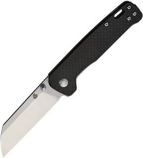 QSP Penguin D2 SW Black CF Folding Knife