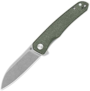 QSP Otter Green Micarta Folding Knife