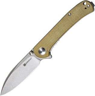 Sencut Scepter Olive Micarta Folding Knife