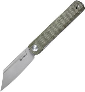 Sencut Bronte Green Micarta Folding Knife