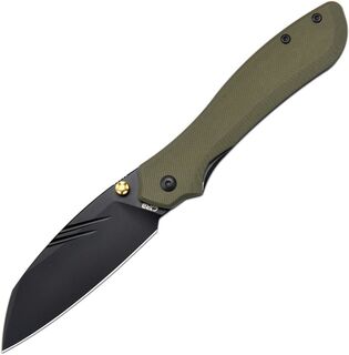 CJRB Fugly Linerlock Green G10