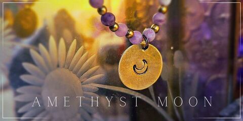 Amethyst Moon | Celestial Jewellery Collection | Bird of Prey