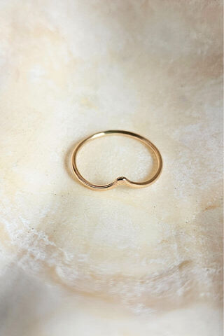 Gold-fill Minimalist Peak Rings
