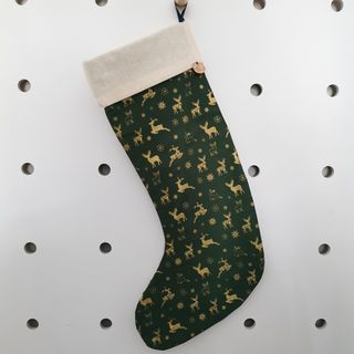 Green Deer with Cream Stocking #2