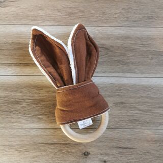 Bunny Teether - Brown