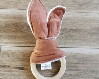 Bunny Teether - Terracotta