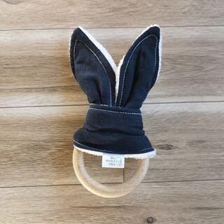 Bunny Teether - Dark Blue