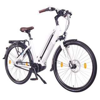 eBike Subscription NCM Milano Max N8R Trekking E-Bike, City-Bike, 250W-500W, 36V 16Ah 576Wh Battery [White 28