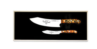 Giesser 2pce Knife Set - Spicy Orange